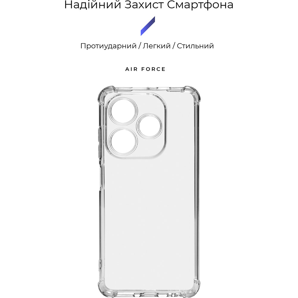 Чохол ArmorStandart Air Force для Infinix Smart 8 Camera cover Clear (ARM73220) Сумісність за моделлю Infinix Smart 8