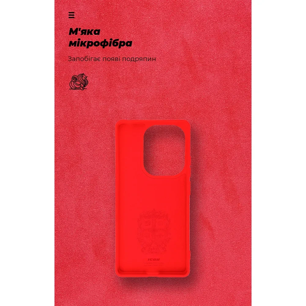 Фото Чохол ARMORSTANDART ICON для Xiaomi Redmi Note 13 Pro 4G Red (ARM73138)