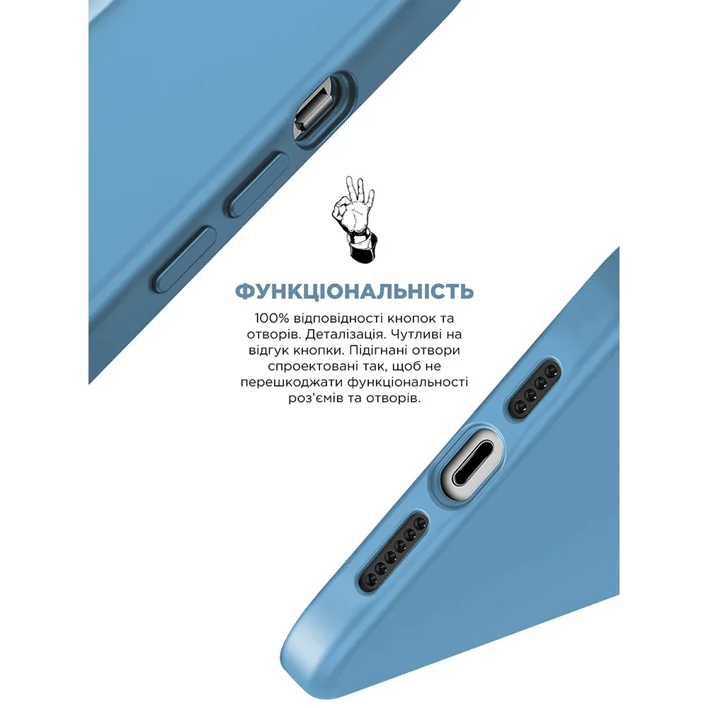 Чохол ARMORSTANDART ICON2 Case для Apple iPhone 15 Light Blue (ARM77001) Колір блакитний