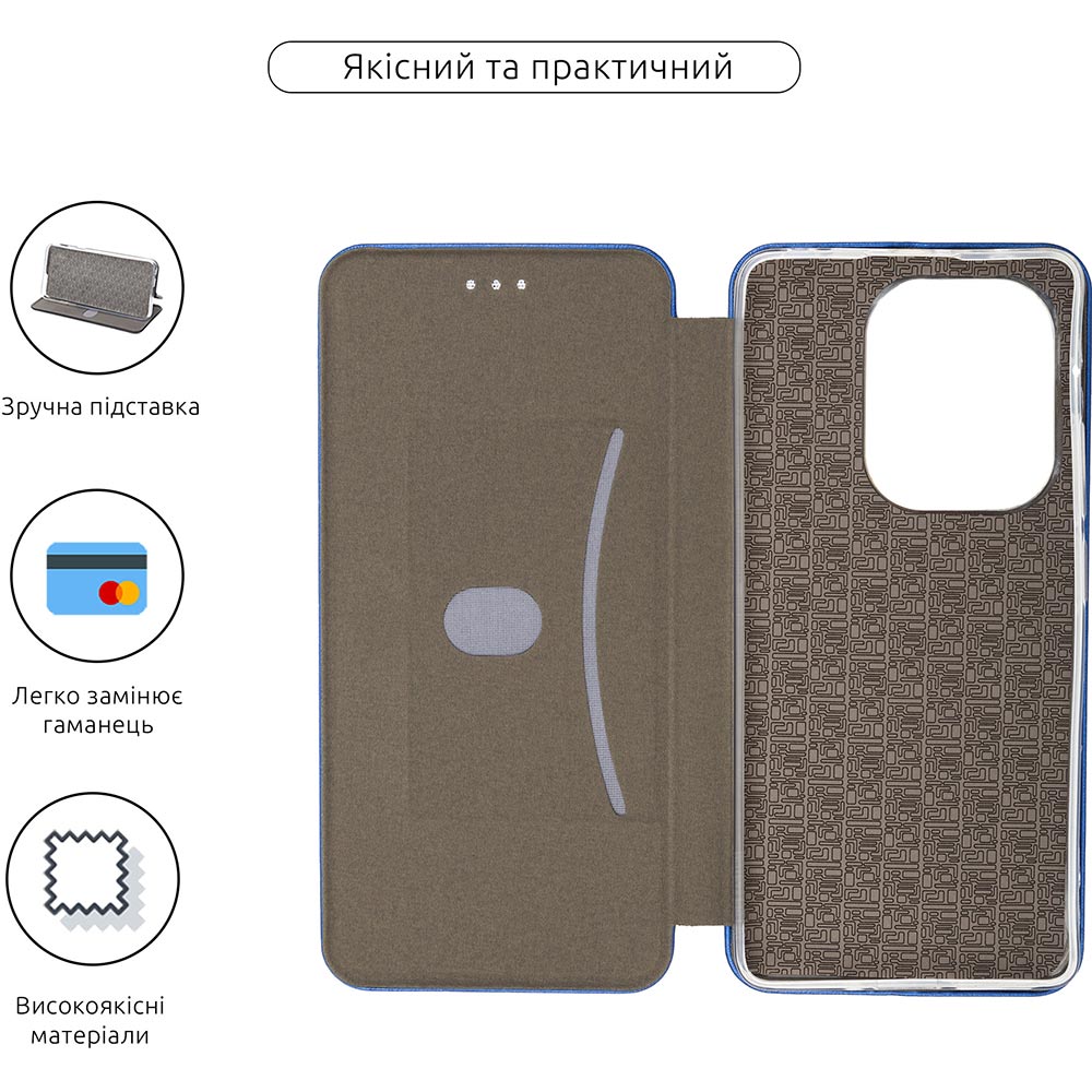 Чехол ARMORSTANDART G-Case для Xiaomi Poco M6 Pro 4G Blue (ARM74151) Тип чехол-книжка