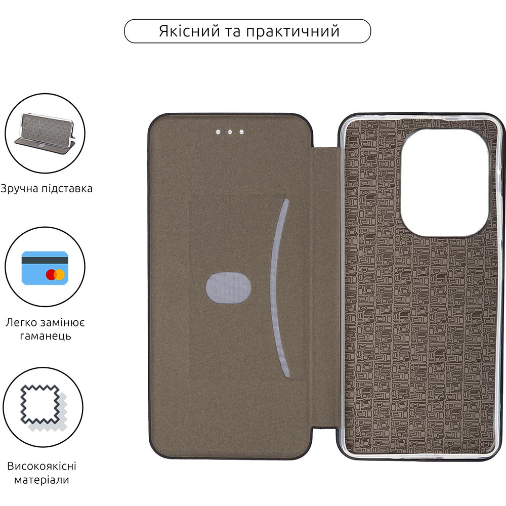 Чехол ARMORSTANDART G-Case для Xiaomi Redmi Note 13 Pro 4G Black (ARM73141) Тип чехол-книжка