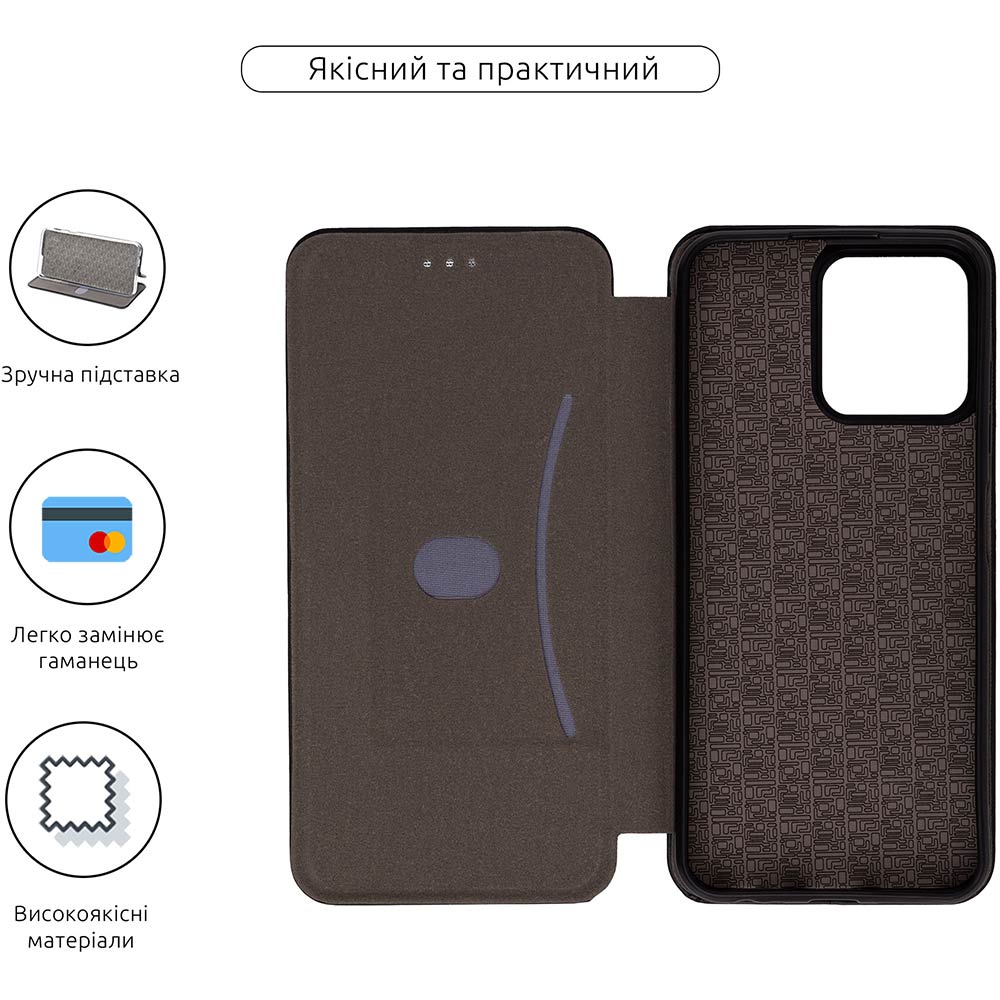 Чохол ARMORSTANDART G-Case для ZTE Blade V50 Design 4G Black (ARM70725) Тип чохол-книжка