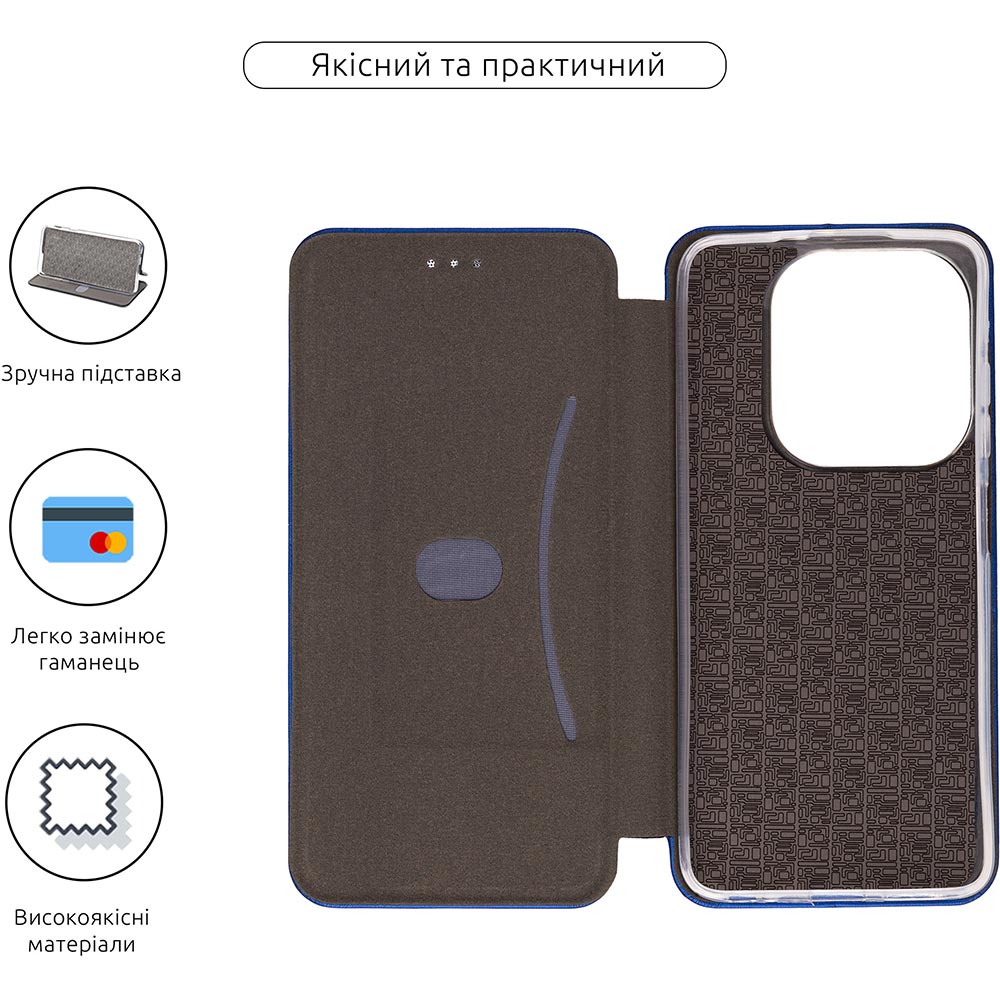 Чохол ARMORSTANDART G-Case для Tecno Spark Go 2024 (BG6) Blue (ARM73580) Тип чохол-книжка