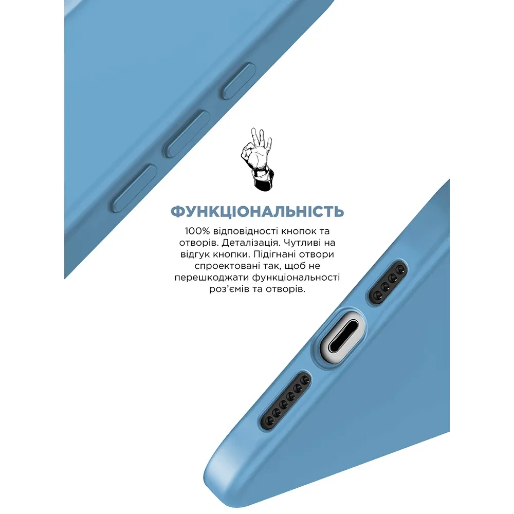 Зовнішній вигляд Чохол ARMORSTANDART ICON2 Case для Apple iPhone 15 Pro Light Blue (ARM76998)