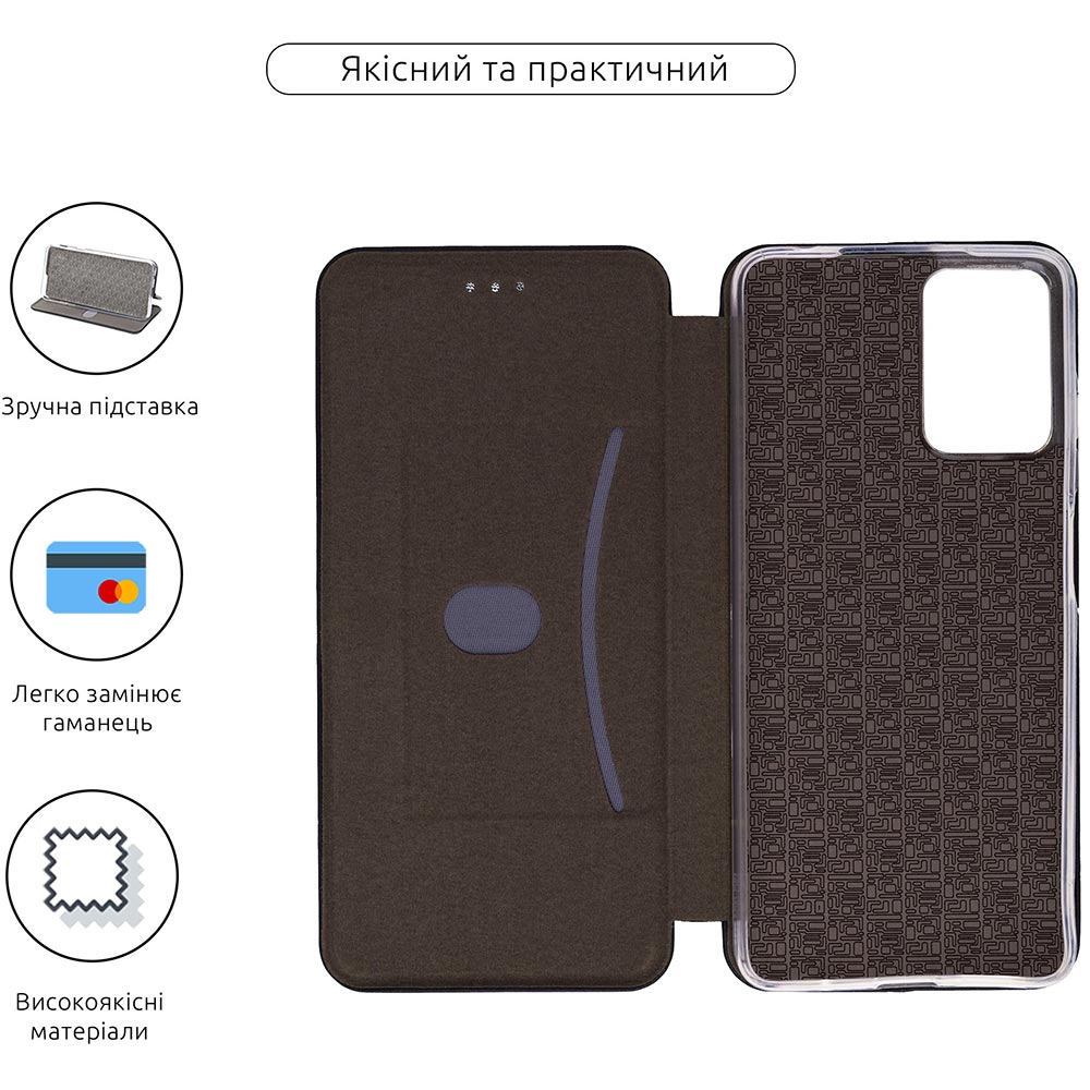 Чехол  ARMORSTANDART G-Case для Motorola G24 Black (ARM74305) Тип чехол-книжка