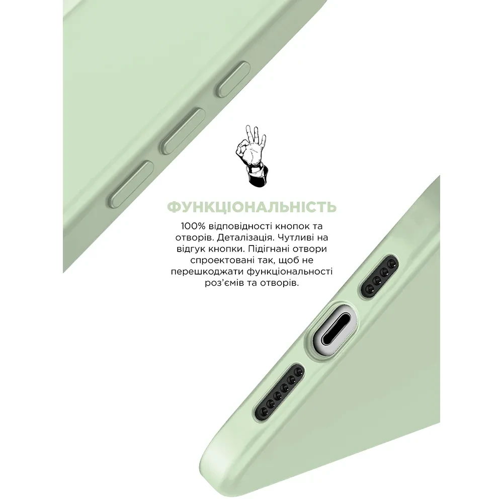 Внешний вид Чехол ARMORSTANDART ICON2 Case для Apple iPhone 15 Pro Max Soft Mint (ARM77002)