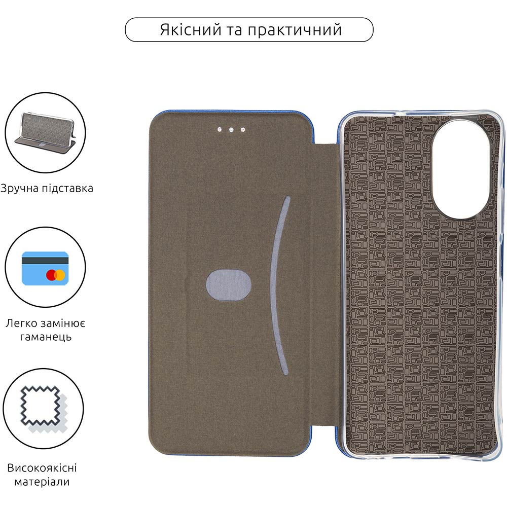 Чохол ARMORSTANDART G-Case для Realme C67 Blue (ARM73861) Тип чохол-книжка