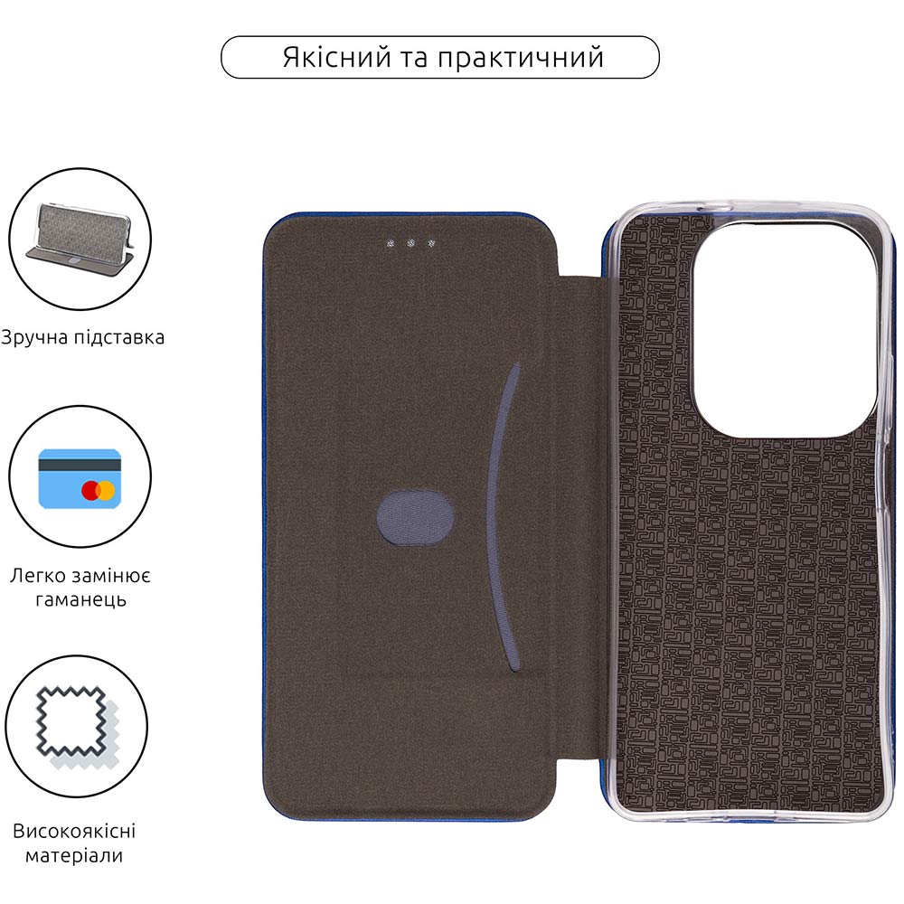 Чохол ARMORSTANDART G-Case для Tecno Spark 20 Pro (KJ6) Blue (ARM74399) Тип чохол-книжка