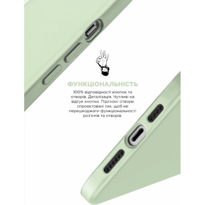 Чехол ARMORSTANDART ICON2 MagSafe для Apple iPhone 15 Soft Mint (ARM77010) Цвет голубой