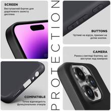 Чохол ARMORSTANDART Matte Slim Fit для Pixel 9 Pro Camera cover Black (ARM74689)