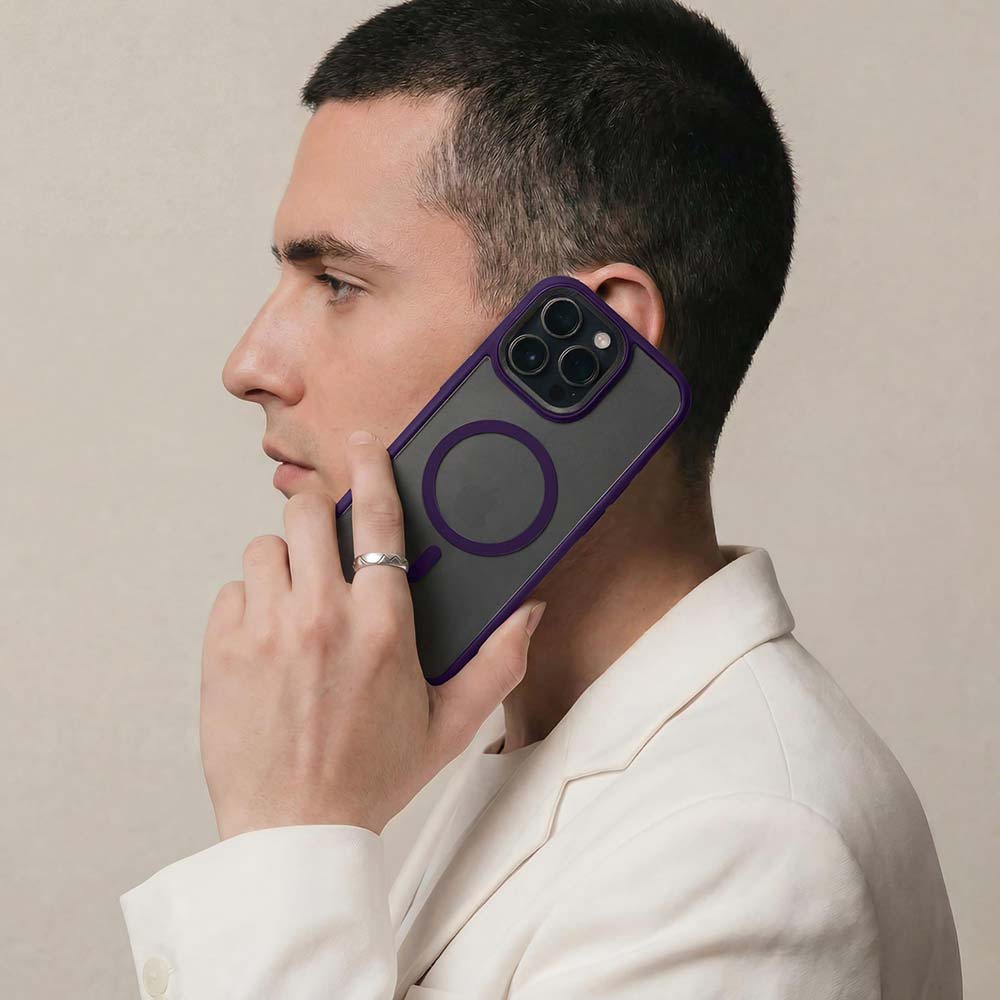 Чохол ARMORSTANDART Uniq Magsafe для Apple iPhone 13 Pro Purple (ARM75316) Матеріал поліуретан