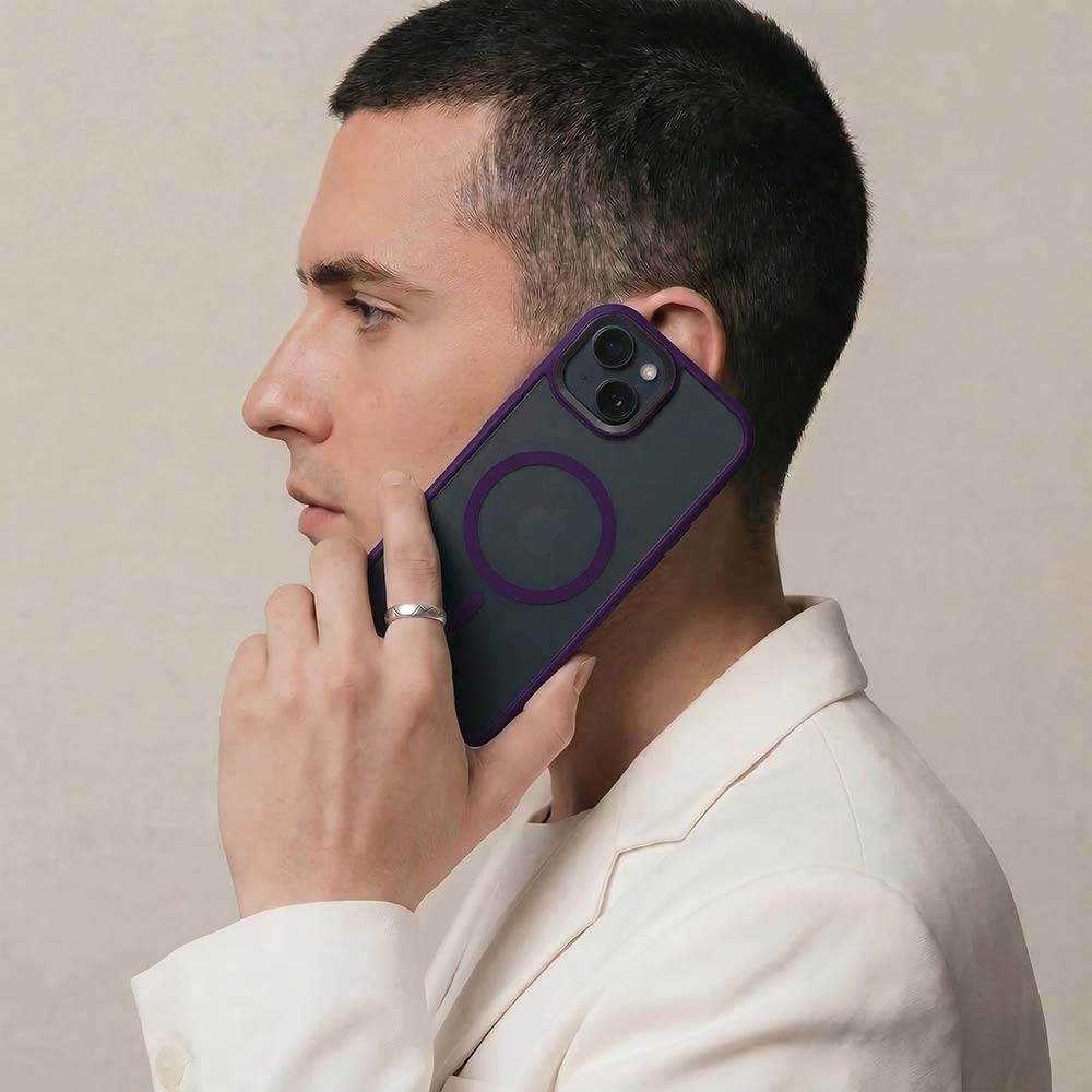 Чехол ARMORSTANDART Uniq Magsafe для Apple iPhone 13 Purple (ARM75318) Материал полиуретан