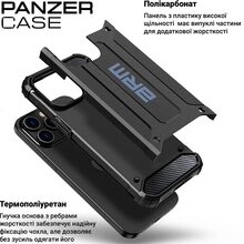 Чохол ARMORSTANDART Panzer для Apple iPhone 15 Black (ARM73738)