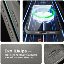 Чехол ARMORSTANDART FAKE Leather Case для Apple iPhone 15 Pro Max Grey (ARM76307)