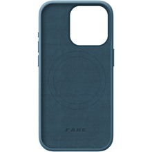 Чохол ARMORSTANDART FAKE Leather Case для Apple iPhone 15 Pro Sea Blue (ARM76304)