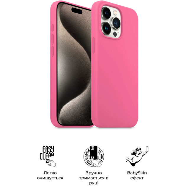 Чехол ARMORSTANDART ICON2 Case для Apple iPhone 15 Pro Pink (ARM77019) Тип чехол-накладка