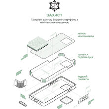 Чохол ARMORSTANDART ICON2 Case для Apple iPhone 15 Pro Soft Mint (ARM76996)