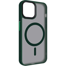 Львов - Чехол ARMORSTANDART Uniq Magsafe для Apple iPhone 13 Dark Green (ARM75329)