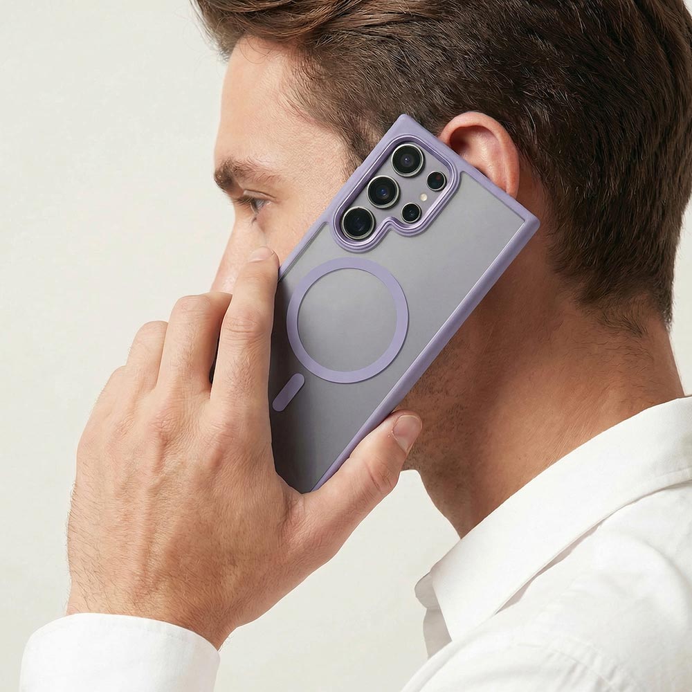 Чехол ArmorStandart Unit MagSafe для для Samsung Galaxy S24 Ultra Lavender (ARM74868) Материал пластик