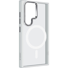 Чехол ArmorStandart Unit MagSafe для для Samsung Galaxy S24 Ultra Matte Clear Silver (ARM74869)