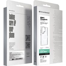 Чехол ArmorStandart Unit MagSafe для для Samsung Galaxy S24 Ultra Matte Clear Silver (ARM74869)