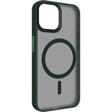 Львів - Чохол ArmorStandart Uniq Magsafe для Apple iPhone 15 Dark Green (ARM75320)