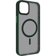 Чехол ArmorStandart Uniq Magsafe для Apple iPhone 15 Plus Dark Green (ARM75323)