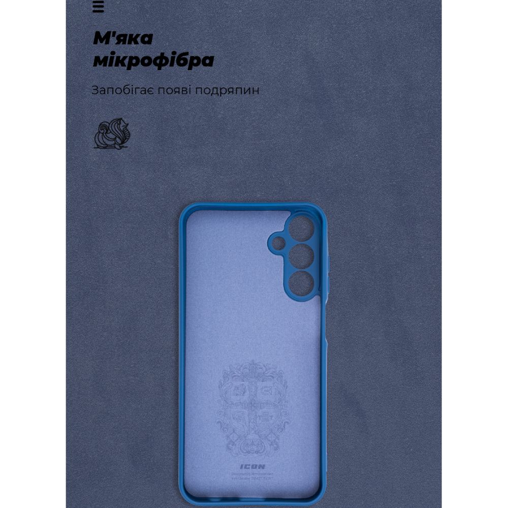 Чехол ARMORSTANDART ICON для Samsung A15 4G (A155)/A15 5G Camera cover Dark Blue (ARM76387) Тип чехол-накладка