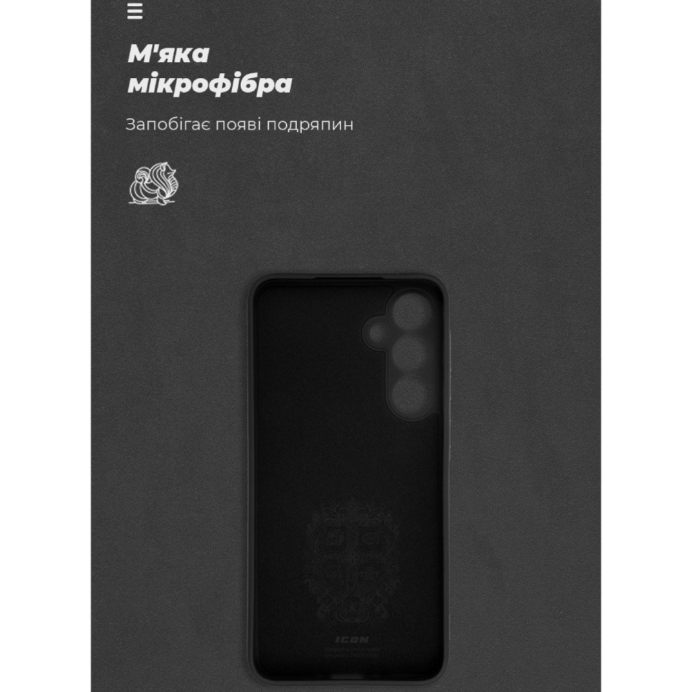 Чехол ARMORSTANDART ICON для Samsung A35 5G (A356) Camera cover Black (ARM76388) Цвет черный