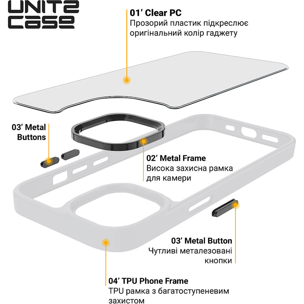 Чехол ArmorStandart UNIT2 для Apple iPhone 11 Matte Clear (ARM74782) Тип чехол-накладка