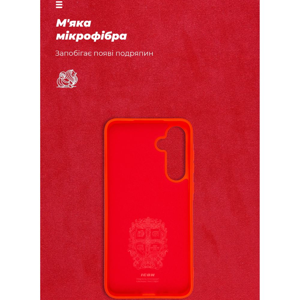 Чехол ARMORSTANDART ICON для Samsung A35 5G (A356) Red (ARM74321) Материал полиуретан