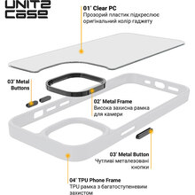 Чохол ArmorStandart UNIT2 для Apple iPhone 12 Pro Max Matte Clear (ARM74792)