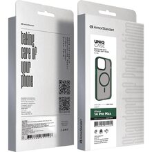 Чехол ARMORSTANDART Uniq Magsafe для Apple iPhone 14 Pro Max Dark Green (ARM75325)