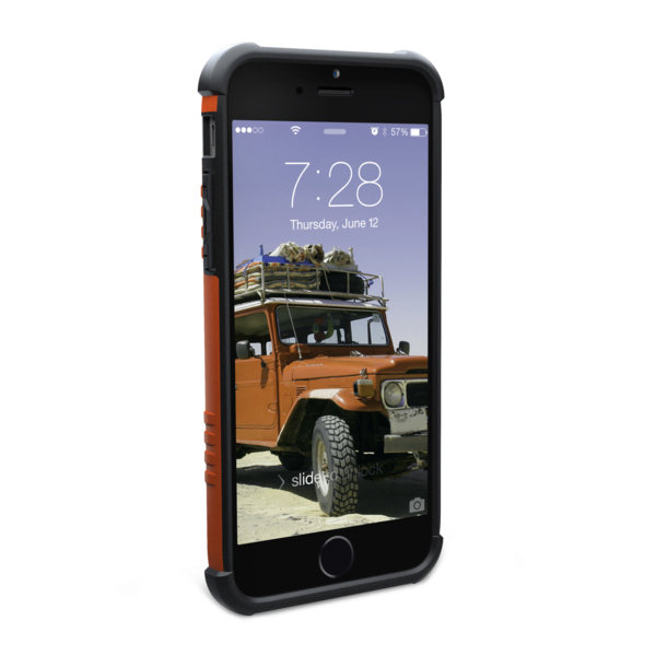 Чехол URBAN ARMOR GEAR iPhone 6 Outland Orange (IPH6-RST-VP) Особенности противоударный