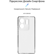Чехол ArmorStandart Air для Infinix Zero 30 4G Camera cover Transparent (ARM73920)