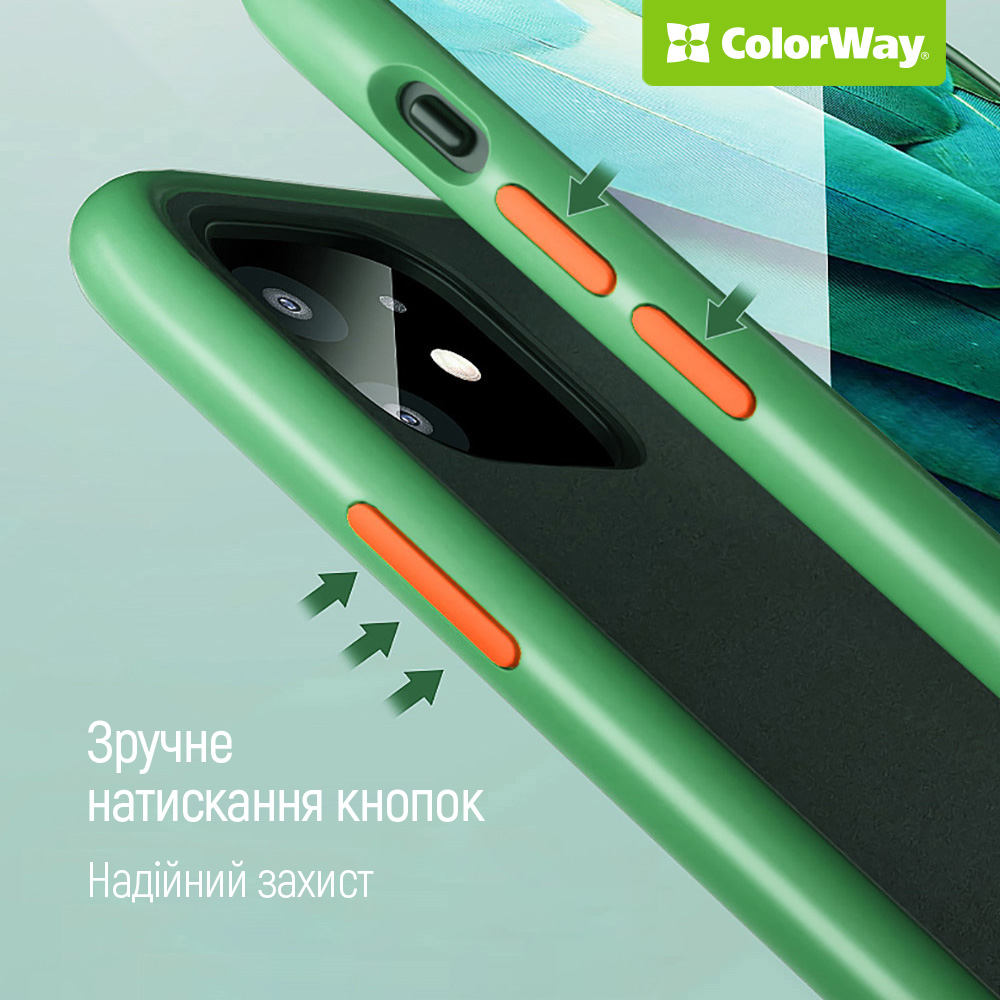 Чохол COLORWAY до Samsung Galaxy S24FE Smart Matte Black (CW-CSMSG721-BK) Колір чорний