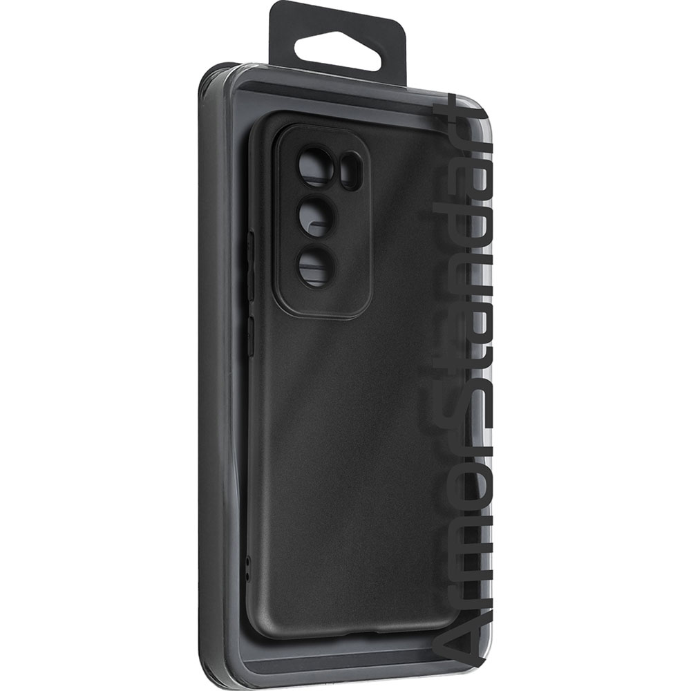 Чохол ArmorStandart Matte Slim Fit для OPPO Reno12 Camera cover Black (ARM77971) Матеріал поліуретан