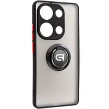 Чохол ARMORSTANDART Frosted Matte Ring для Xiaomi Redmi Note 13 Pro 4G Black (ARM75447)