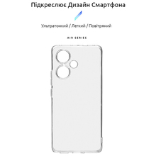 Чохол ARMORSTANDART Air для Xiaomi Redmi Note 13 Pro+ 5G Camera cover Clear (ARM78479)