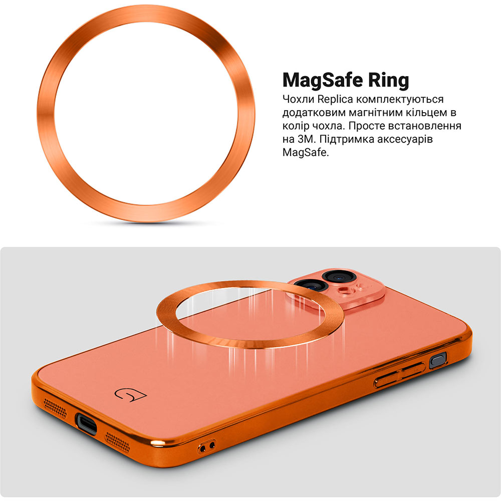 Чохол ArmorStandart Replica MagSafe для Apple iPhone 11 Orange (ARM76170) Матеріал полікарбонат