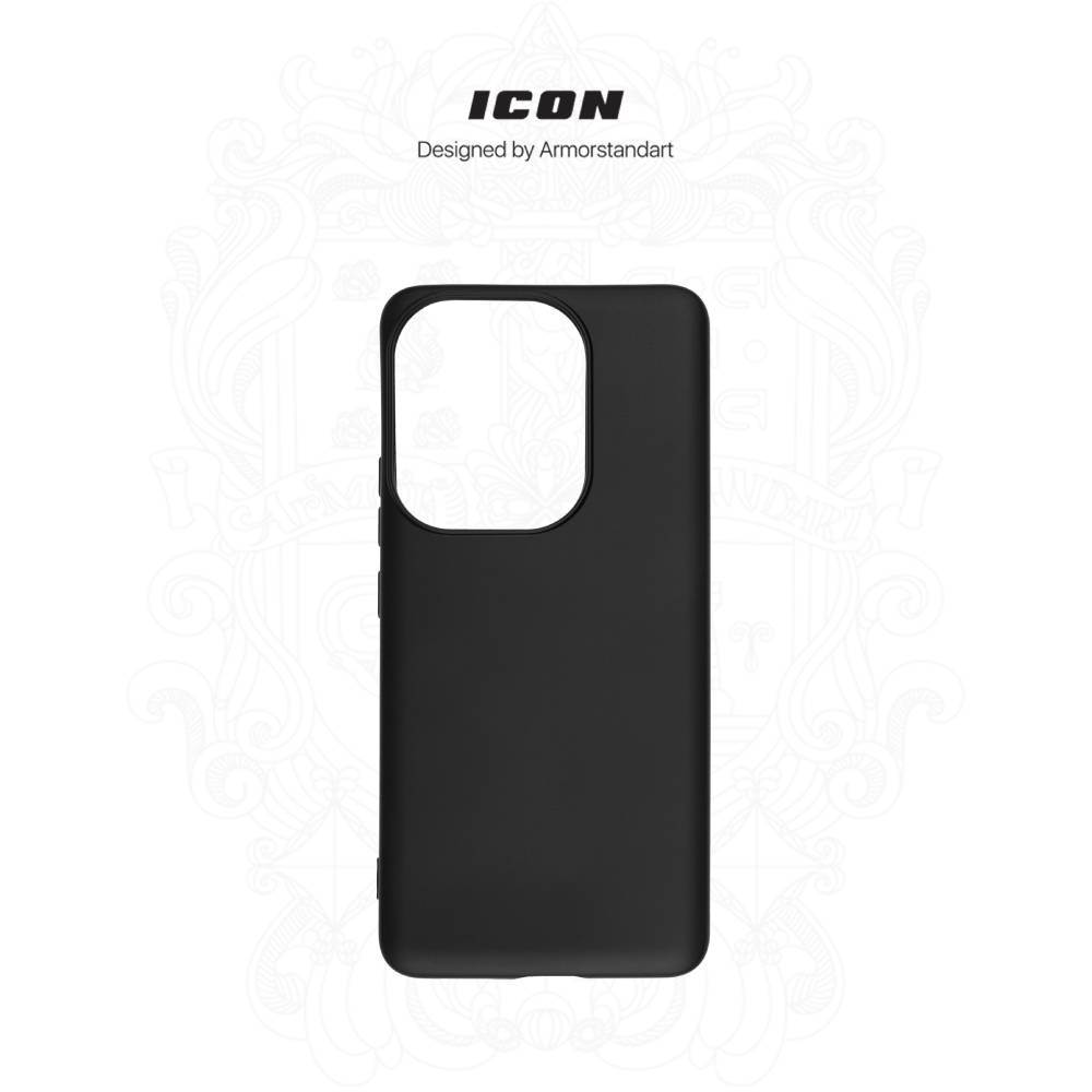 Чехол ARMORSTANDART ICON для Xiaomi Poco F6 Black (ARM73512) Цвет черный