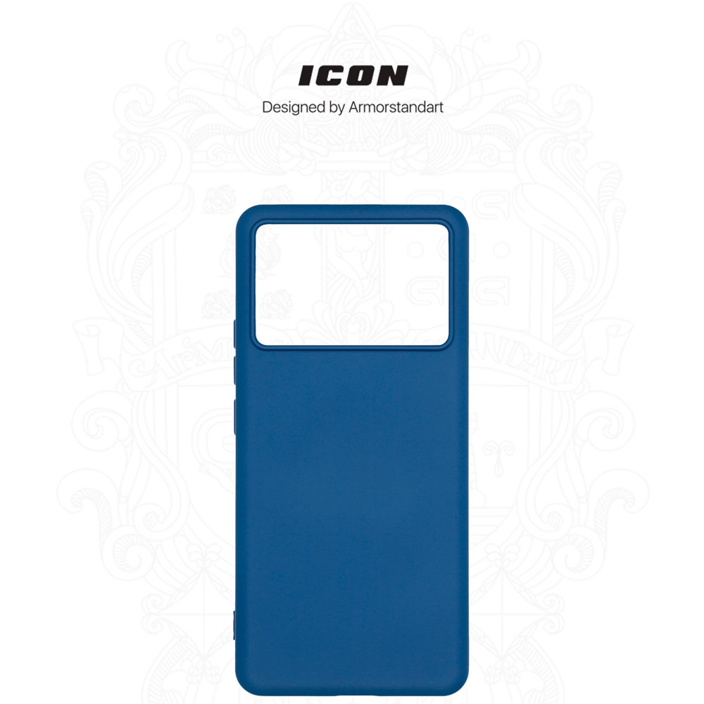 Чохол ArmorStandart ICON Case для Xiaomi Poco X6 Pro 5G Dark Blue (ARM73366) Матеріал поліуретан