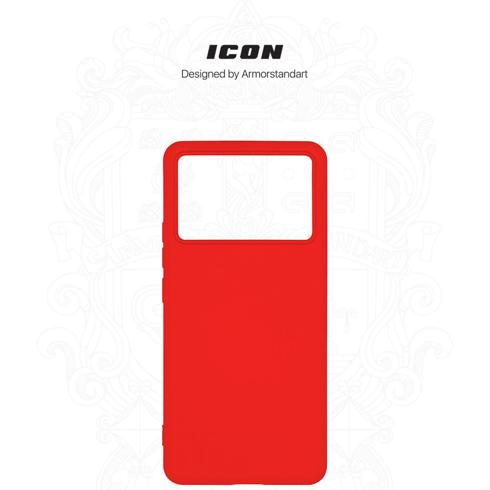 Чехол ArmorStandart ICON Case для Xiaomi Poco X6 Pro 5G Red (ARM73367) Цвет красный