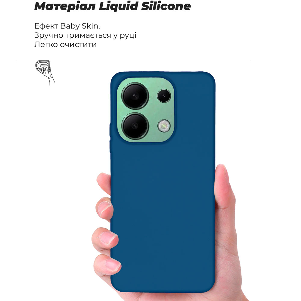 Чохол ArmorStandart ICON Case для Xiaomi Redmi Note 13 4G Dark Blue (ARM73349) Матеріал поліуретан