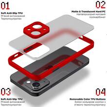 Чехол ARMORSTANDART Frosted Matte для Realme C65 4G Red (ARM77888)