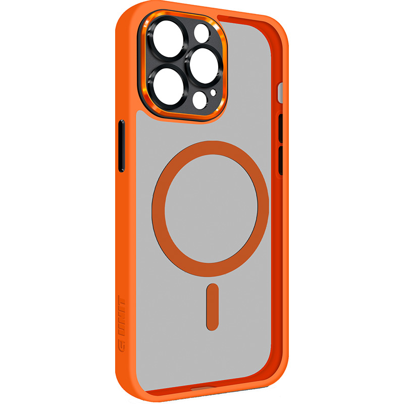 Чехол ARMORSTANDART Unit MagSafe SE для Apple iPhone 13 Pro Max Orange Black (ARM75378)