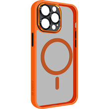 Львов - Чехол ARMORSTANDART Unit MagSafe SE для Apple iPhone 14 Pro Max Orange Black (ARM75376)