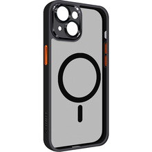 Львів - Чохол ARMORSTANDART Unit MagSafe SE для Apple iPhone 15 Plus Black Orange (ARM75364)