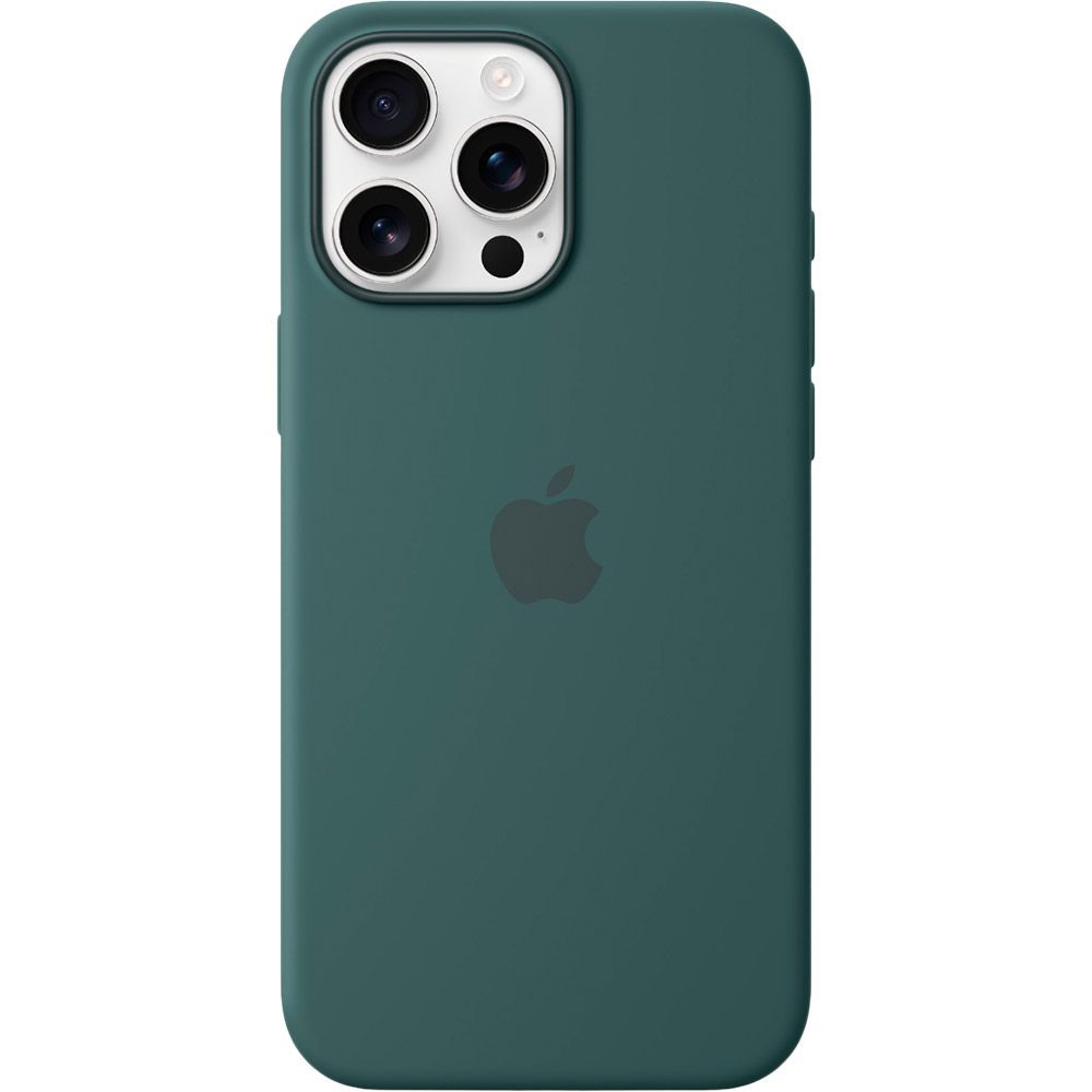 Чохол APPLE Silicone Case with MagSafe для iPhone 16 Pro Max Lake Green (MA7V4ZM/A) Тип чохол-накладка