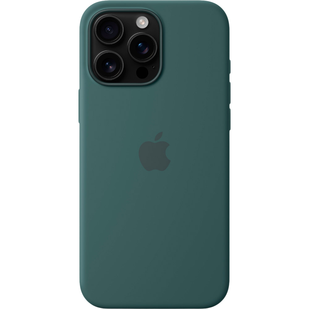 Чехол APPLE Silicone Case with MagSafe для APPLE iPhone 16 Pro Max Lake Green (MA7V4ZM/A) Цвет зеленый